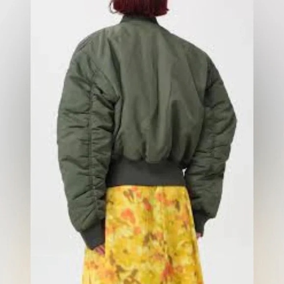 Acne Studios Olive Bomber Jacket - Picture 11 of 15
